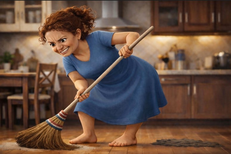 El truco del papel aluminio al barrer: cómo ayuda a atrapar polvo fino y pelos en casa